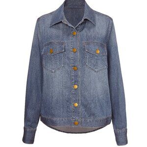 CABI Keep jacket Blue Size M #6255 Excellent Condition!